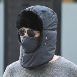 남성 위한 방수 발라클라바 기병 열 사냥꾼 폭격기 모자 군사 사냥 스키 스노우 캡 : 서현5 수정