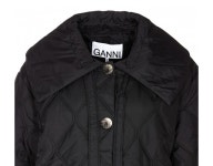 [GANNI] 여성 RIPSTOP QUILT 자켓 F7326 099 Black (2207634) : 루플랫몰