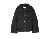 [GANNI] 여성 RIPSTOP QUILT 자켓 F7326 099 Black (2207634) : 루플랫몰