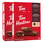 Tim Hortons 팀 홀튼 더블 초콜릿 그래놀라 바 피넛프리 5개 4팩 : 파스텔맨션