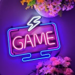 GAME LED 네온사인 PC 게임방 실내 인테리어 네온간판 조명 무드등 : 리드사인