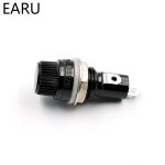휴즈 휴즈홀더 1-10 개몫 520mm 630mm 유리 퓨즈 홀더 5x20 6x30 보험 튜브 소켓 퓨즈 홀더 보험 패널 마운트 퓨즈 홀더 호환 : 두울좋은물... 