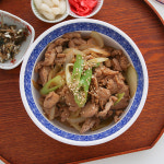 일식풍 멜라민 돈부리 뚜껑있는 텐동 덮밥그릇 규동 일본식 레드꽃잎 소 : 다담키친