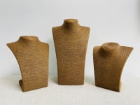 왕골 목걸이진열대 거치대 걸이 목 마네킹 목상 악세사리진열대 대중소 : Delicat