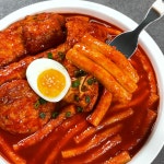 밀떡 떡볶이 밀키트 알떡 순한맛 중간맛 380g 1.5-2인분 : 모마마켓