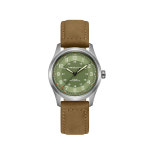 [공식]해밀턴 H70205860 카키필드 티타늄 오토 38MM 그린 가죽 남성 시계 : 해밀턴시계