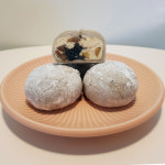 [3팩] 원조 공주떡집 흑임자 밤찰떡 아이스 아침대용 찹쌀 모찌 맛집 떡 598g 9개입 : 헤이즐로드
