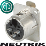 NEUTRIK NC3FD-L-1 / NC3FDL1 / 뉴트릭 매립형 판넬용 XLR 캐논 커넥터 공식수입 / NC3FD L 1 /캐논 암 매립젠더/ 캐논 매립형 커넥터/ 판넬... 