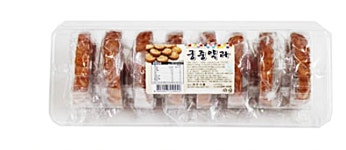 정우식품 궁중약과 37gX8개 1줄 /추억의간식/과자/ 주전부리/ 후식 줄약과 : 수민샵