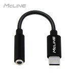 Type C타입 이어폰 변환 젠더 3.5 AUX 오디오 잭 꼬다리 DAC [ALC5686] : 케이블마트