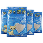 몽이모래 5L X4개  고양이 모래 : 위드펫 애완용품 할인점