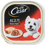 시저 쇠고기 100g 강아지주식캔 : 펫포유