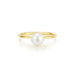 [ HYERES LOR ] 이에르 로르 노아이유 진주 담수14K 반지_6mm or 8mm_선물용 고급 박스, 쇼핑백 제공 : bien works