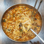 장칼국수 강릉 현지인맛집 순두부 밀키트 샤브샤브 얼큰 2인분 캠핑밀키트 : 강릉장칼국수