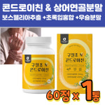 콘도로이친1200 구절초추출 상어연골분말 콘드로이친 보스웰리아 우슬 무릎 연골 고순도 고함량 해조칼슘 초록입홍합 버드나무껍질추출... 