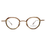 [Viewmall/뷰몰] VIOROU IZUMI-2 COL.6062 바이오루 안경 이즈미 다각형 투톤 티타늄 콤비테 일본 고급 안경테 : View mall