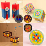 LED 청사초롱 만들기 어린이집 설날 만들기 : 소꼼마켓