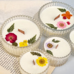 메리고 플라워 압화 소이캔들 만들기 DIY 키트(4개/2개) : 달빛마녀캔들