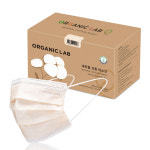 [오가닉랩] 내추럴 코튼 마스크 대형 베이지 30장 유기농 목화 순면 덴탈형 : 오가닉랩 주식회사