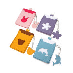 DIY 가죽 공예 카드지갑 목걸이 만들기 : 꼬미토탈샵