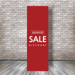 오픈 세일 SALE 반값 홍보 배너 페트 제작 : 디자인투게더