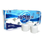 세이브 50M 두루마리 10롤 화장지 빌딩 호텔 모텔 사무실 화장실 유한킴벌리 : 도매크린