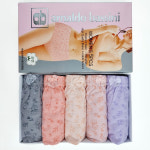 인정상회 순면100% 여성 맥시팬티 5매입세트 : 모던레이스