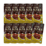 프리미엄 수제 치즈육포[10팩,매콤한맛,국내산한우,HACCP인증,30g] : 리빙앤스토리
