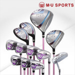 엠유 MU SPORTS VIKI3 얼루어 비키3 여성 풀세트 12pcs+힐크릭 캐디백 : 바이셀골프