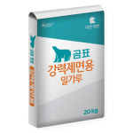 대한제분 곰표 강력제면용 20kg 생라면 칼국수 만두피 수연소면 : 굿푸드몰