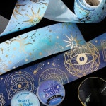 판타지마테 금박 우주 행성 마법 종이마스킹테이프 다꾸 : 봄나비상점