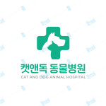 동물병원로고 병원 펫샵 amc 빠른 좋은 로고 제작 디자인 캣앤독 : 누케쳐