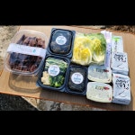 포항 구룡포 과메기 야채세트 한상차림 겨울 제철 음식 : 은미횟집