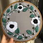 수제 프랑스 십 자수 입문자 초보 핸드 메이드 심플한 diy 퀼트 심플한 디자인 1 + 1 : 베쟈걸