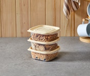 [모던하우스] 뉴프레쉬락 다목적보관용기 정사각 610ml 3P_옐로 KC0422045 : NC백화점 순천점