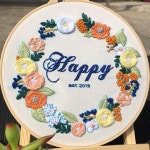3D 수제 프랑스 십 자수 입문자 초보 핸드 메이드 심플한 diy 퀼트 여아 방 꾸미기 인테리어 1 + 1 : 베쟈걸