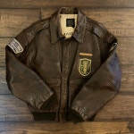 Avirex War Correspondent Leather A-2 Flight Jacket S : 빈스 클로우즈앤컬쳐