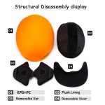 스키 스노우보드 헬멧 nandn 성인 pc + eps 초경량 고품질 스노우 보드 남성 여성 스케이트 스케이트 보드 통기성 : 인스마일