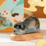 [다도 차총 인테리어 소품] 예향원 수정유리 고양이 찻자리 데코레이션 E-9551 : 예향원