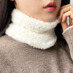 프리미엄 발열 소재 방한 기능성 수면사 쁘띠 넥워머 머플러 목토시 : 오모트