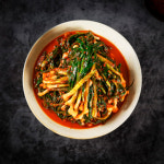 허영만 식객갓김치 죽포식당 여수 돌산 파김치 1kg : 죽포식당 식객갓김치