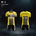 브럼비 축구유니폼 천안OB - 2208 전사 마킹 엠블럼 무료 제작 : 브럼비