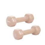 멜킨 미용아령 PVC 스위티 덤벨 4kg 2개 세트 여성 헬스 다이어트 팔운동 홈트레이닝 : 멜킨스포츠