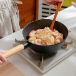 [델라고] 우드 베이직 궁중팬 28CM : 생활엔