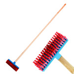 나무손잡이 욕실바닥 청소솔 공중화장실 식당 대중사우나 목욕탕 청소 : 코다바