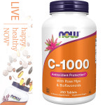 나우푸드 NOWFoods C-1000 로즈힙 및 바이오플라보노이드 함유 250정 : 유앤아이 포켓마켓