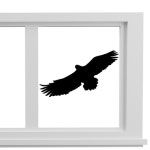 새 조류 충돌 서식 방지 독수리 실루엣 스트지 유리창 방음벽 비둘기 퇴치 맹금류 스티커 : 장서마켓