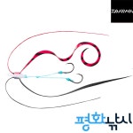 다이와 나카이튠 SS (2개입) 코우가 유닛 타이라바 스커트 훅 세트 : 평화낚시
