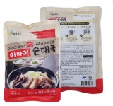 가마솥 우 사골 육수 아바이 수제 순대국 6 팩 : 산책길 스토어