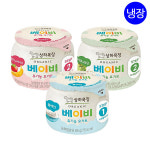 상하목장 베이비요거트 딸기바나나 4개 + 사과당근 4개 + 플레인 4개  (총 85g 12개) / 매일유업 : 천지농산